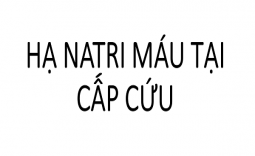 HẠ NATRI MÁU TẠI CẤP CỨU