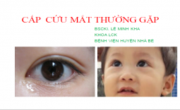 CẤP CỨU MẮT THƯỜNG GẶP