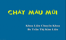 CHẢY MÁU MŨI