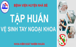 TẬP HUẤN VỆ SINH TAY NGOẠI KHOA