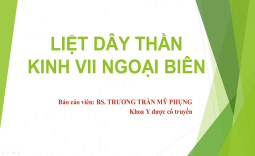 LIỆT DÂY THẦN KINH VII NGOẠI BIÊN