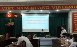 Bệnh Viện Huyện Nhà Bè Tập Huấn Thông Tư Số 20/2021/Tt-byt Quy Định Về Quản Lý Chất Thải Y Tế  Trong Phạm Vi Khuôn Viên Cơ Sở Y Tế