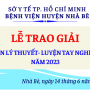TRAO GIẢI HỘI THI “ÔN LÝ THUYẾT – LUYỆN TAY NGHỀ”  NĂM 2023