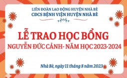 LỄ TRAO HỌC BỔNG  NGUYỄN ĐỨC CẢNH NĂM HỌC 2023-2024